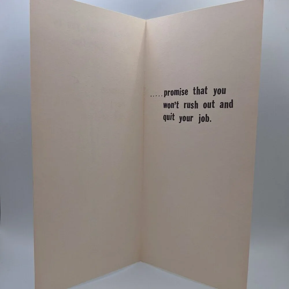 Hallmark Vintage Valentine Greeting Card Contemporary Design‎ Humor Collectible